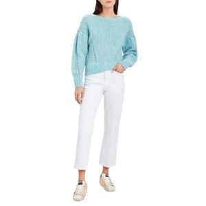 Frame Denim Le Sylvie Kick Boot Jeans in Blanc Sz 27